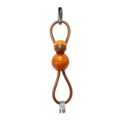 Kay Bojesen Fugl nøglering orange H 4,5 cm