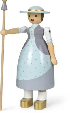 Kay Bojesen Hyrdinden træfigur lyseblå