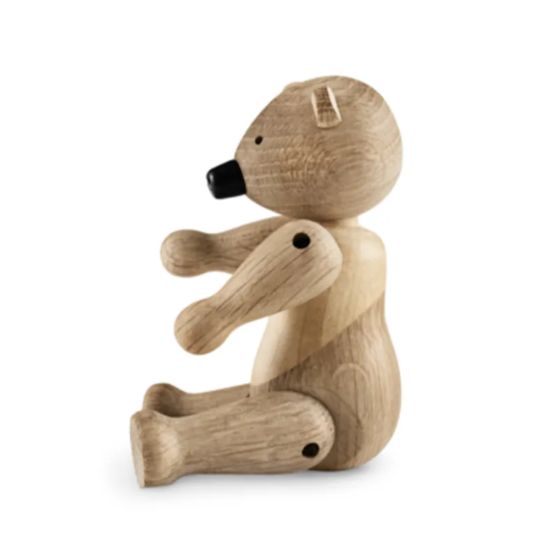 Kay Bojesen Liliput Bjørn eg/ahorn H 9,5 cm