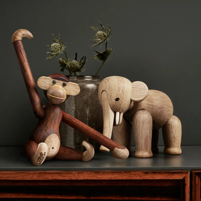 Kay Bojesen lille elefant eg H 13 cm