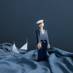 Kay Bojesen Marine træfigur mørkeblå 20,5 cm