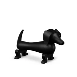 Kay Bojesen mellem Gravhund mørk bejdset eg