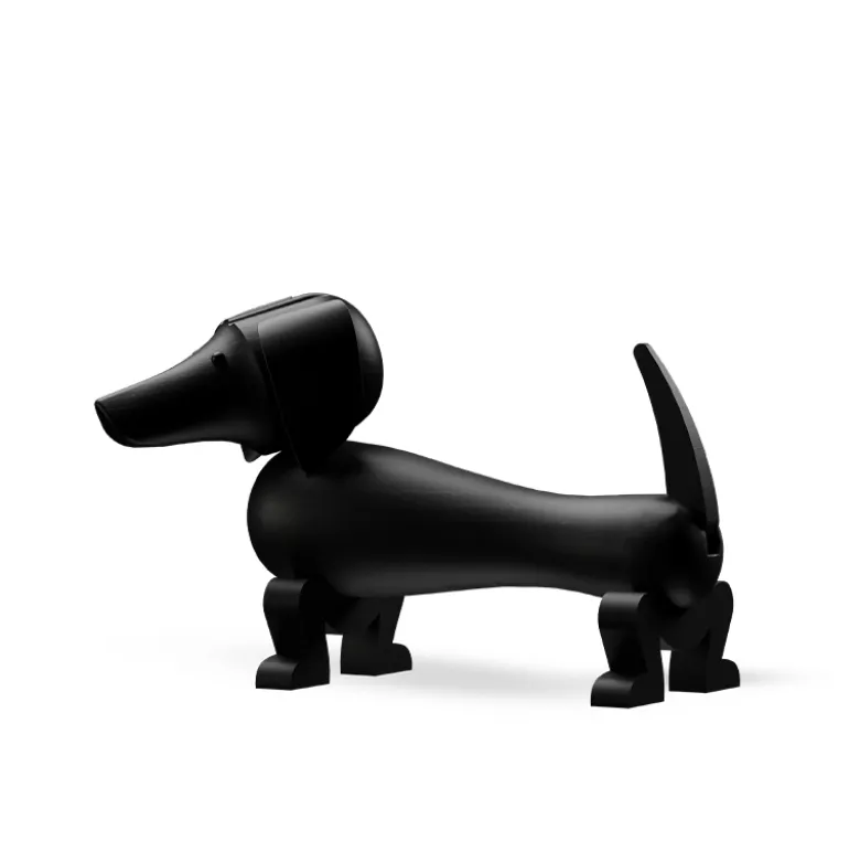 Kay Bojesen mellem Gravhund mørk bejdset eg
