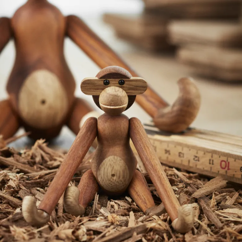 Kay Bojesen mini abe teak/limba 9,5 cm