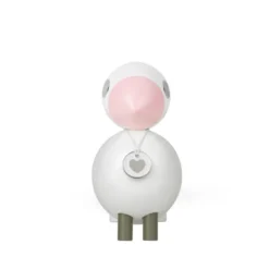 Kay Bojesen sangfugl Love hvid/rosa