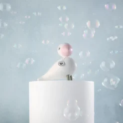 Kay Bojesen sangfugl Love hvid/rosa