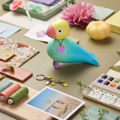 Kay Bojesen Story Birds Glæde sangfugl lyseblå H 15,5 cm