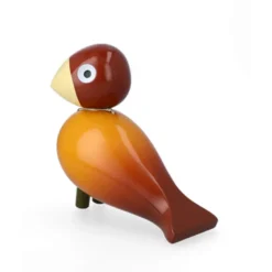 Kay Bojesen Story Birds Hygge sangfugl orange H 15,5 cm
