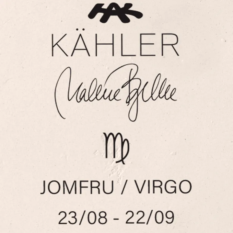 Kähler Astro jomfru figur hvid 21 cm