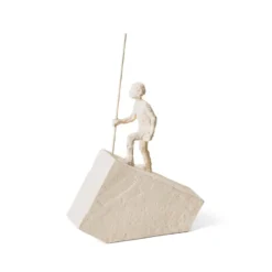 Kähler Astro stenbuk skulptur hvid 25 cm