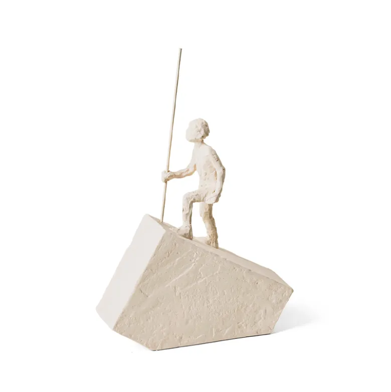 Kähler Astro stenbuk skulptur hvid 25 cm