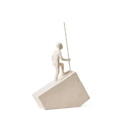 Kähler Astro stenbuk skulptur hvid 25 cm