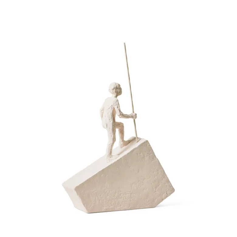 Kähler Astro stenbuk skulptur hvid 25 cm
