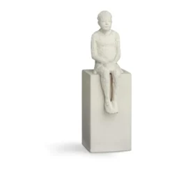 Kähler Character skulptur hvid H21,5 cm