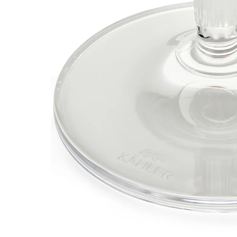 Kähler Hammershøi champagneglas klar 2 stk. 24 cl