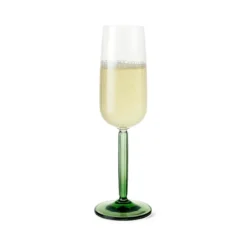 Kähler Hammershøi champagneglas grøn 2 stk. 24 cl