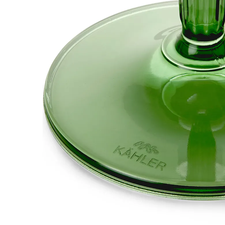 Kähler Hammershøi champagneglas grøn 2 stk. 24 cl