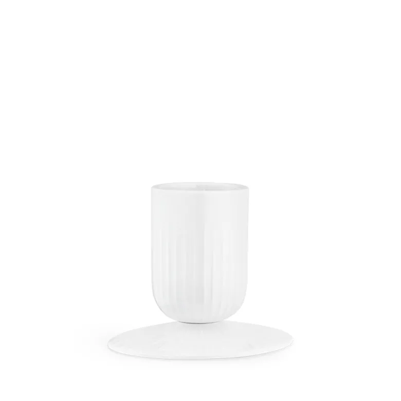 Kähler Hammershøi lysestage hvid 9,5 cm
