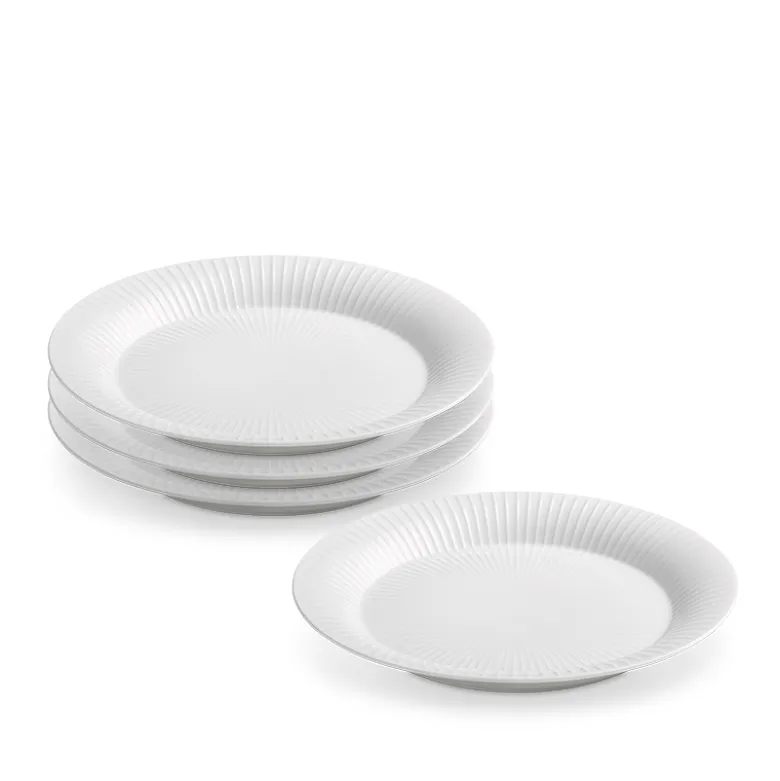 Kähler Hammershøi middagstallerken Ø 27 cm hvid 4 stk.