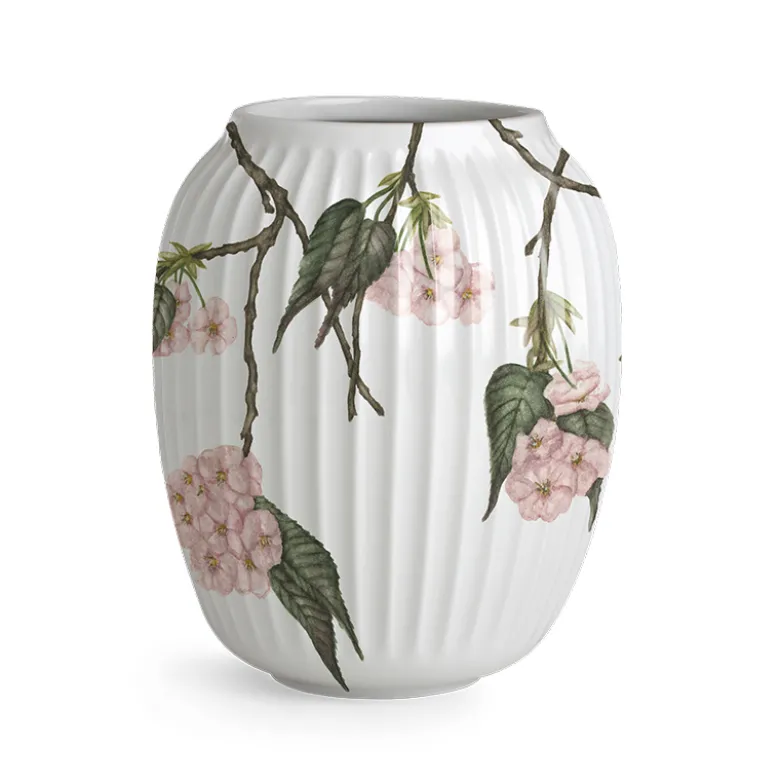 Kähler Hammershøi mors dag-vase 2025 kirsebærblomst H 21 cm