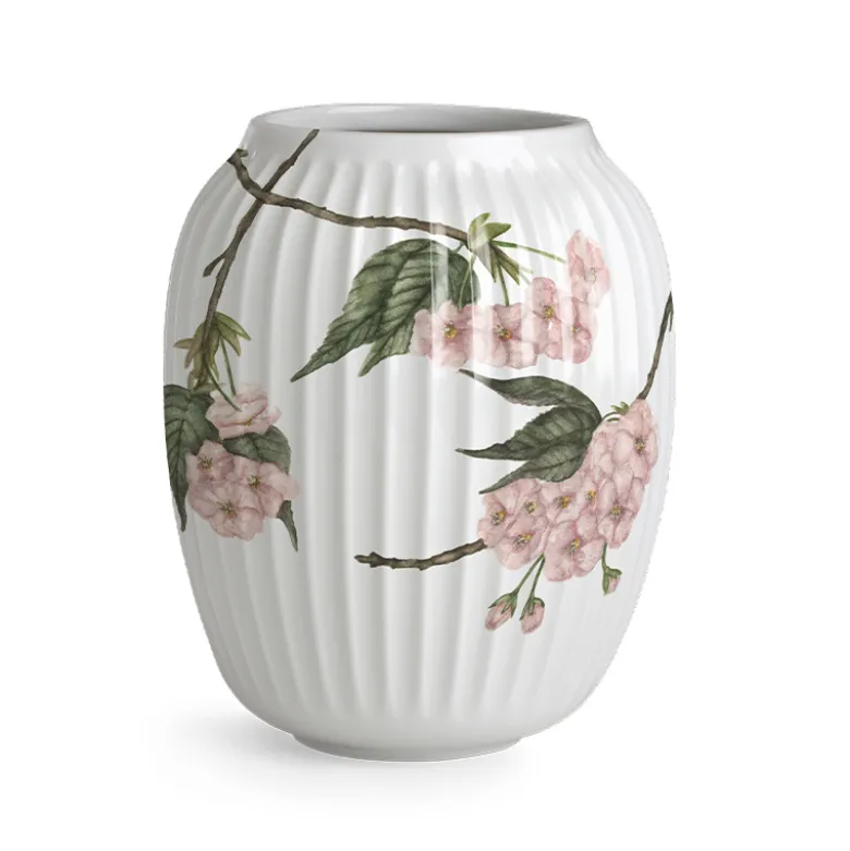 Kähler Hammershøi mors dag-vase 2025 kirsebærblomst H 21 cm