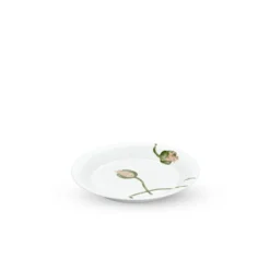 Kähler Hammershøi Poppy tallerken hvid 19 cm