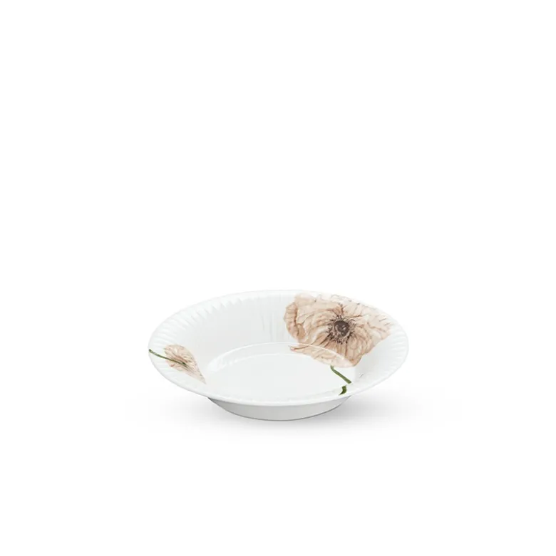 Kähler Hammershøi Poppy tallerken hvid 21 cm