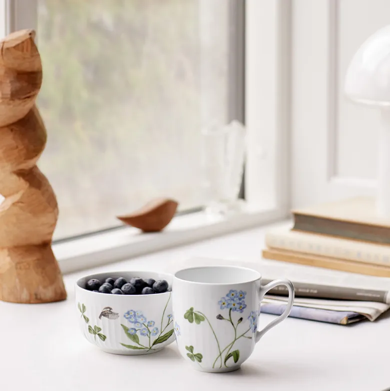 Kähler Hammershøi Summer forglemmigej skål Ø 12 cm