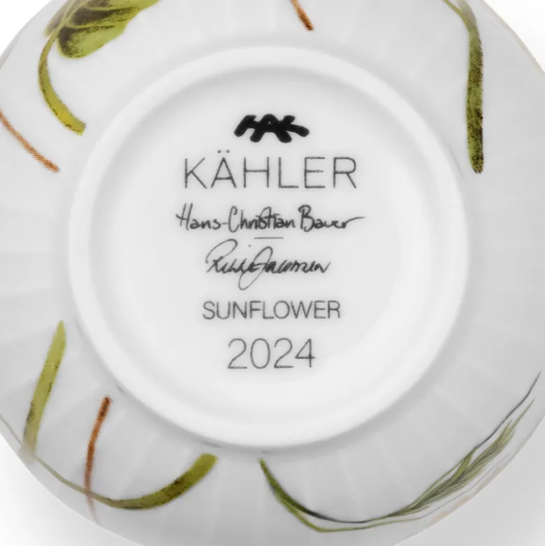Kähler Hammershøi Summer 2024 solsikke krus 33 cl