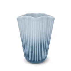 Kähler Hammershøi Unfold vase blå H 20,5 cm
