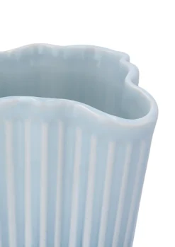 Kähler Hammershøi Unfold vase blå H 20,5 cm