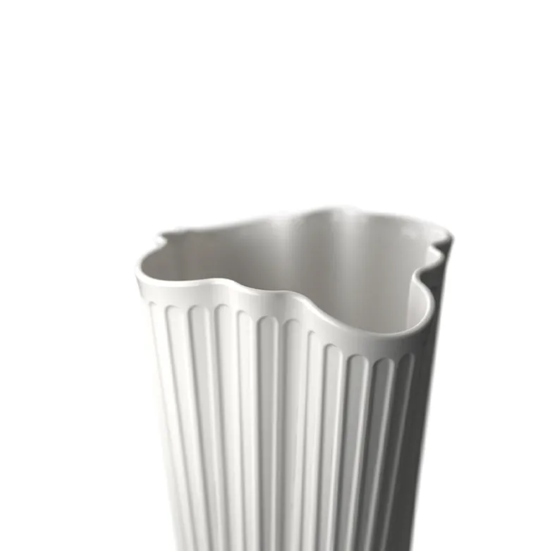 Kähler Hammershøi Unfold vase hvid H 16,5 cm