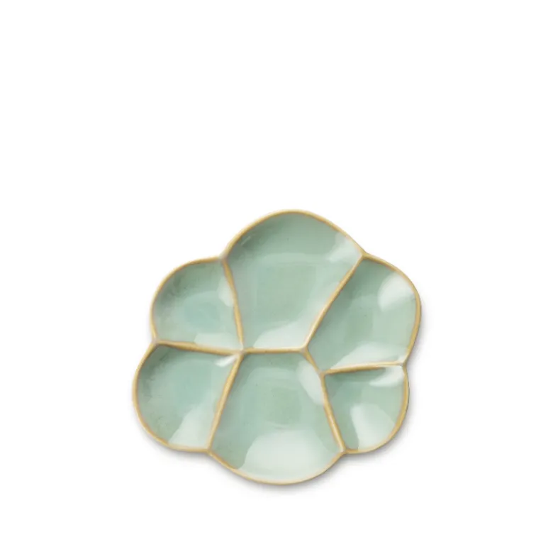 Kähler Kantarel bordfad grøn 14x14,5 cm