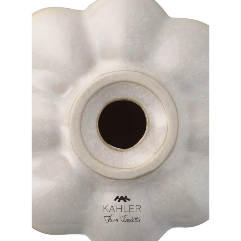 Kähler Kantarel lysestage sand H 10 cm