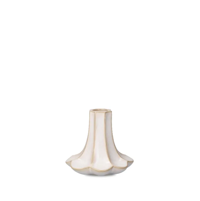 Kähler Kantarel lysestage sand H 10 cm