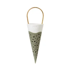 Kähler Nobili kræmmerhus olivengrøn H 14,5 cm