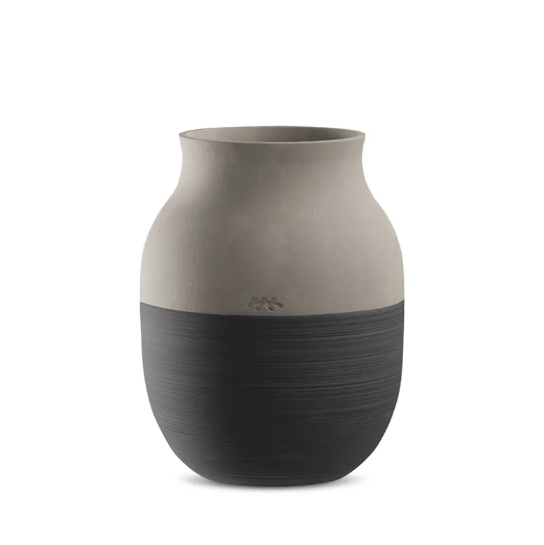 Kähler Omaggio Circulare vase grå H 20 cm