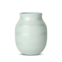 Kähler Omaggio vase creme/mint tone H 20 cm