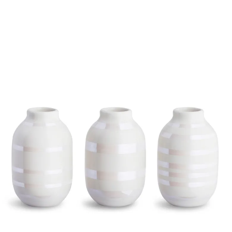 Kähler Omaggio vase perlemor mini 3 pak