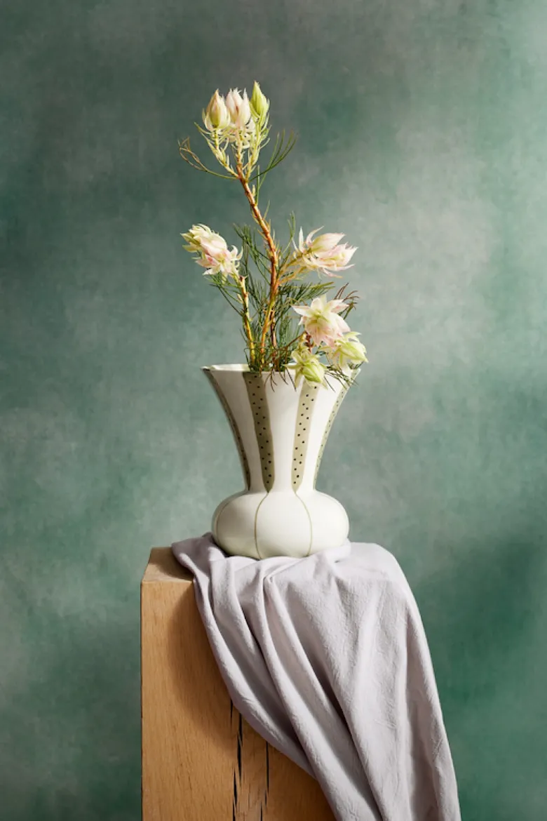 Kähler Signature vase grøn 20 cm