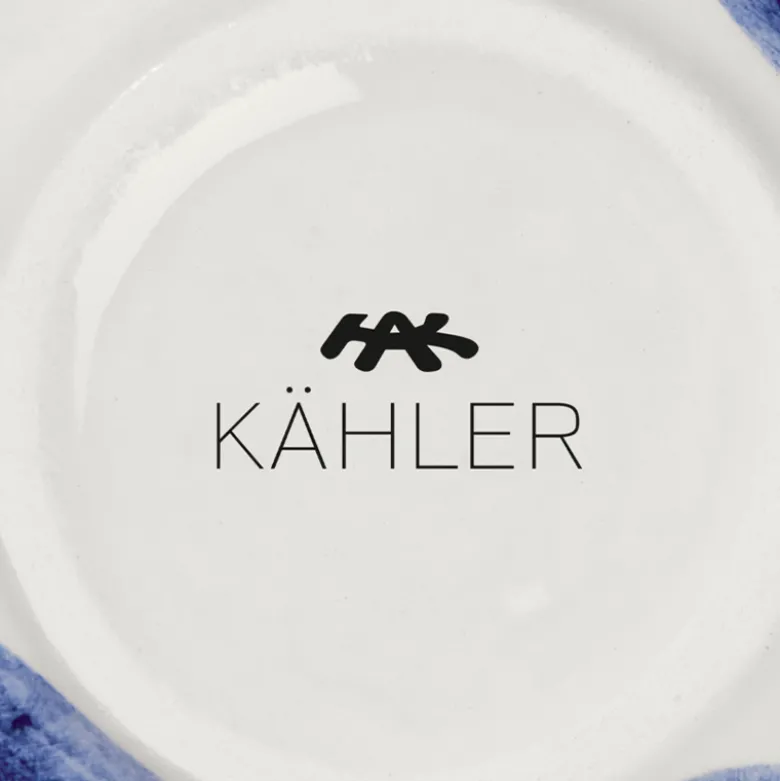 Kähler Tulle vase blå H 10,5 cm