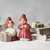 Klarborg Josefine & Oliver med slæde og gaver 13 cm