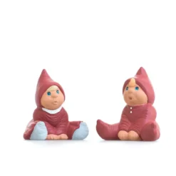 Klarborg nisser Bette Knud og Bette Inger med grød og 2 mus