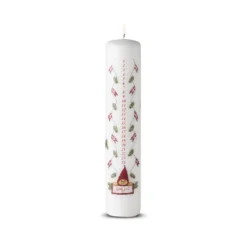 Klarborg Paw Kalenderlys hvid 25 cm