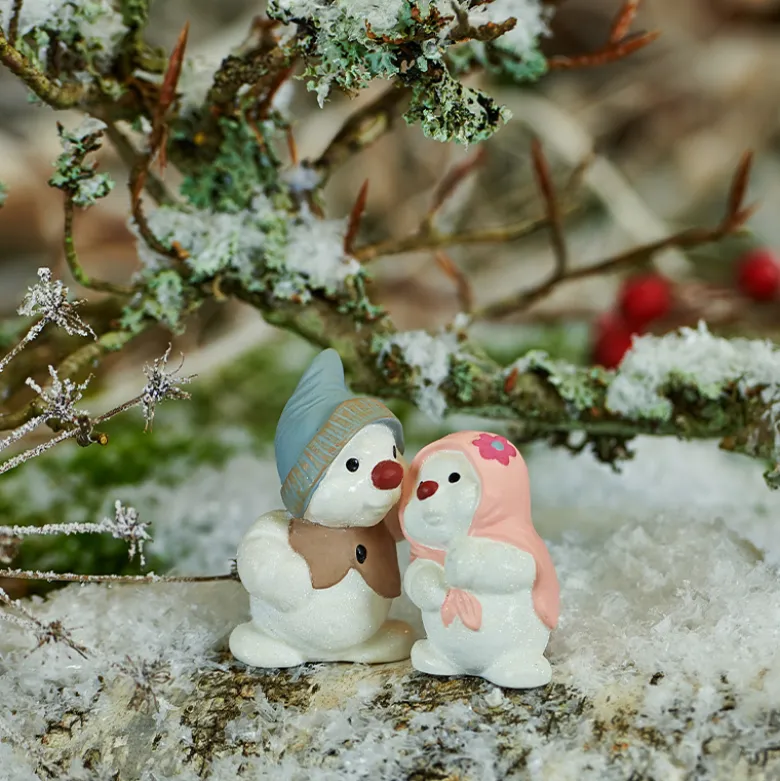 Klarborg snemænd 2019 Ejno og Elma