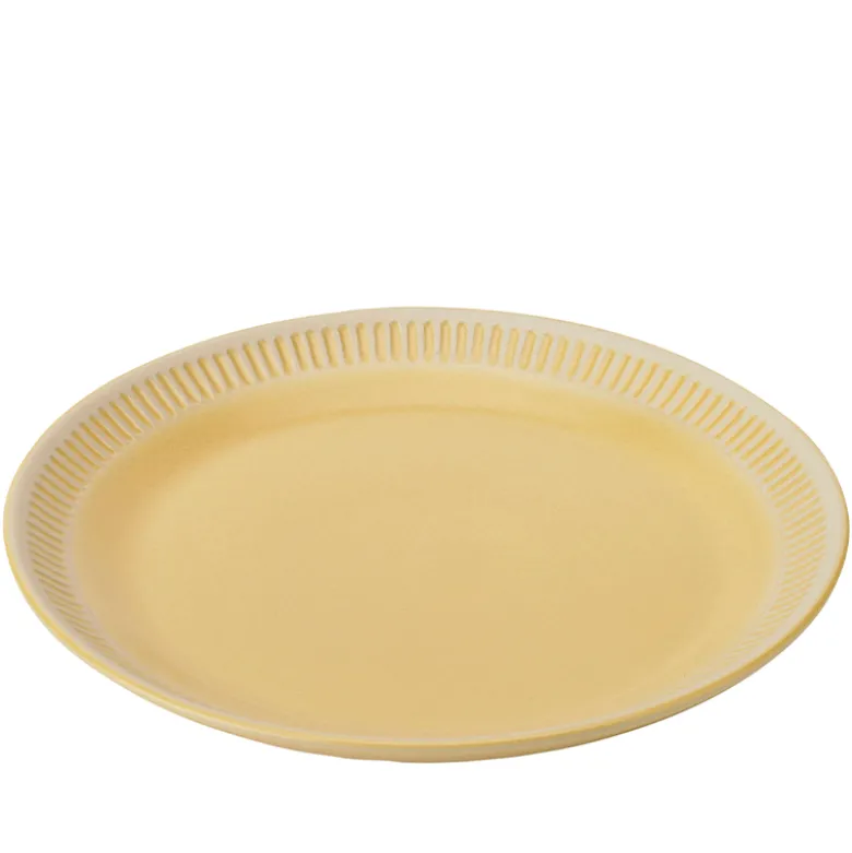Knabstrup Colorit frokosttallerken gul 22 cm