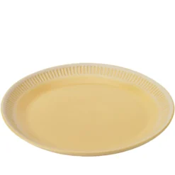 Knabstrup Colorit middagstallerken gul 27 cm