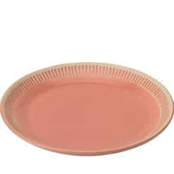 Knabstrup Colorit middagstallerken koral 27 cm