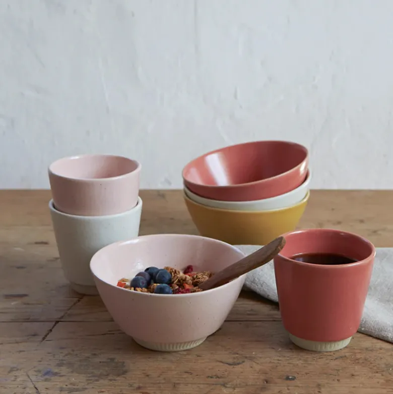 Knabstrup Colorit Skål Rosa 14 cm
