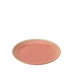 Knabstrup Colorit Tallerken Koral 19 cm